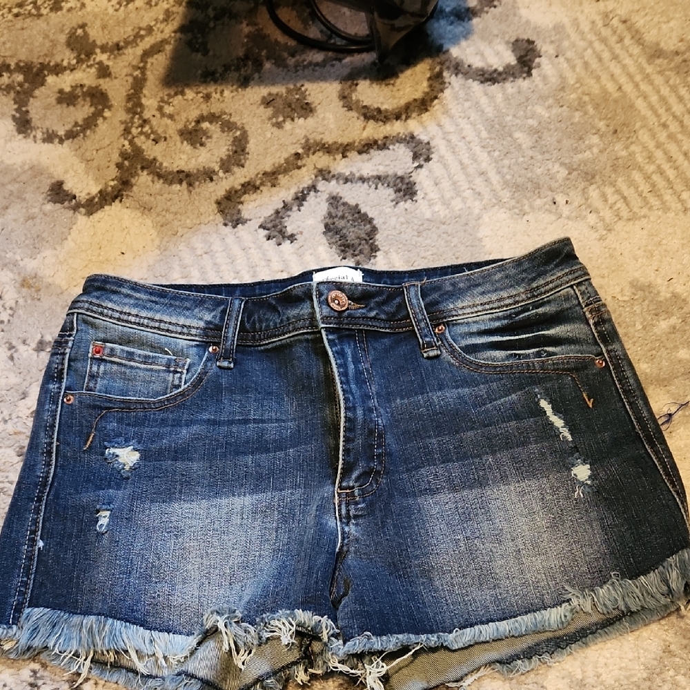 Denim Distressed Women's Shorts